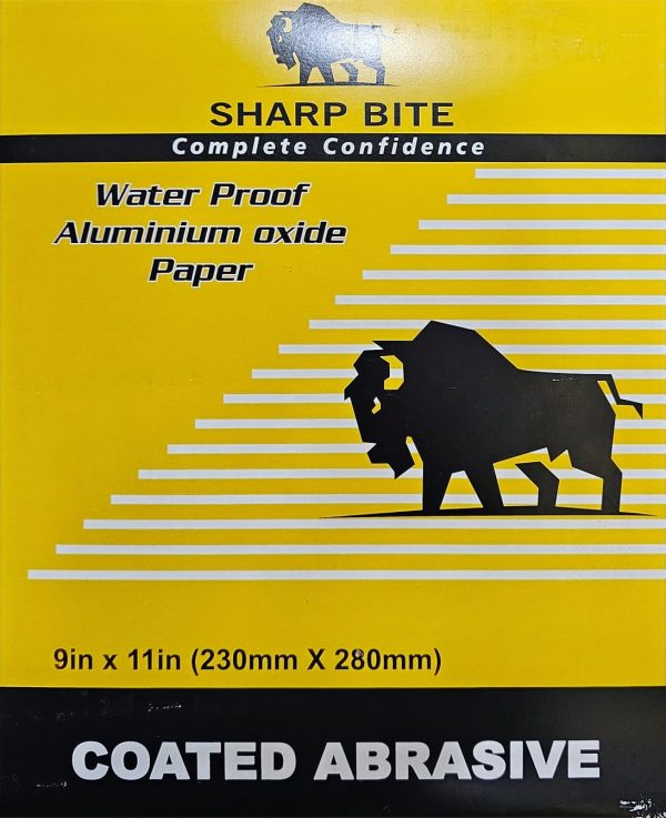 Sand paper sheet all grits